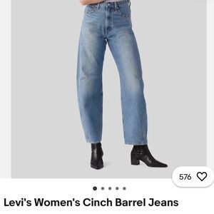 Levi’s Cinch Barrel Leg Jeans - 28